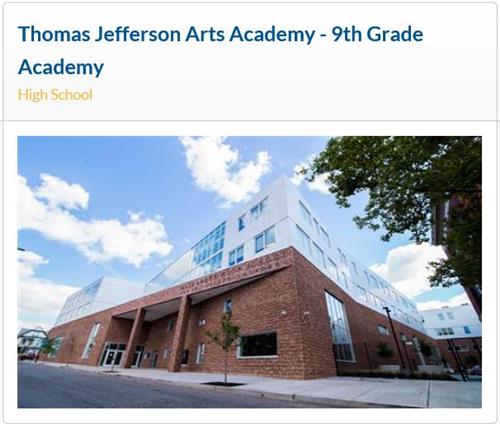 Thomas Jefferson Arts Academy- 9th Grade Academy 